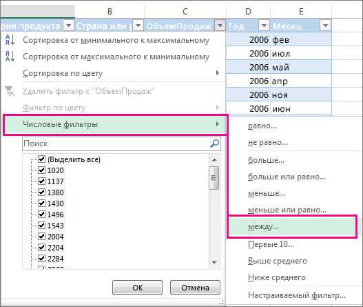 Как использовать фильтры в таблицах Word