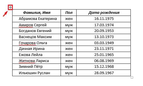 Как экспортировать таблицу из Word в другой формат (например, Excel)