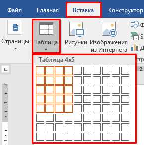 Как использовать таблицы для создания календаря в Word