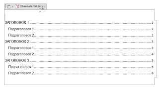 Как правильно оформлять заголовки и подзаголовки в содержании Microsoft Word