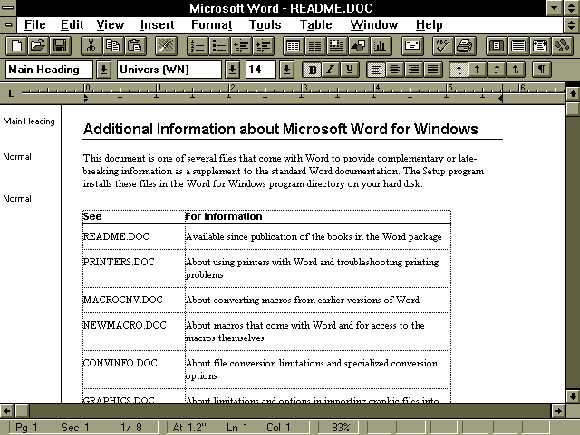 Особенности форматирования таблиц в Microsoft Word