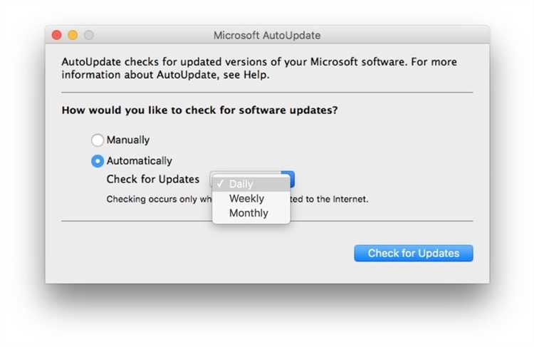 Обновление Microsoft Word на MacOS: полезные советы и рекомендации