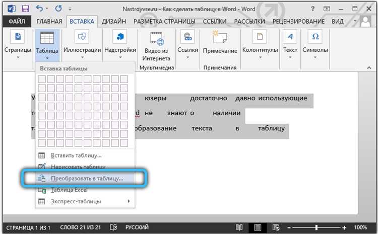 Продвинутые методы форматирования таблиц в Microsoft Word: делайте сложные операции легкими