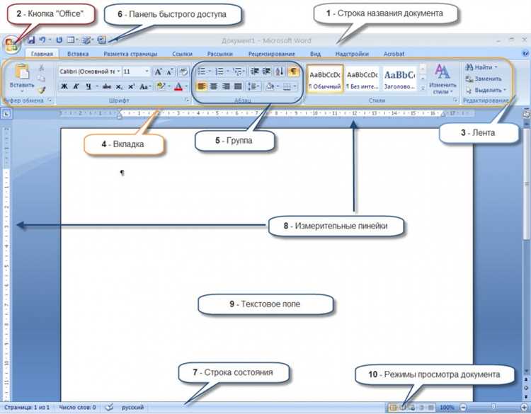 Создание структуры документа с помощью вкладок в Microsoft Word